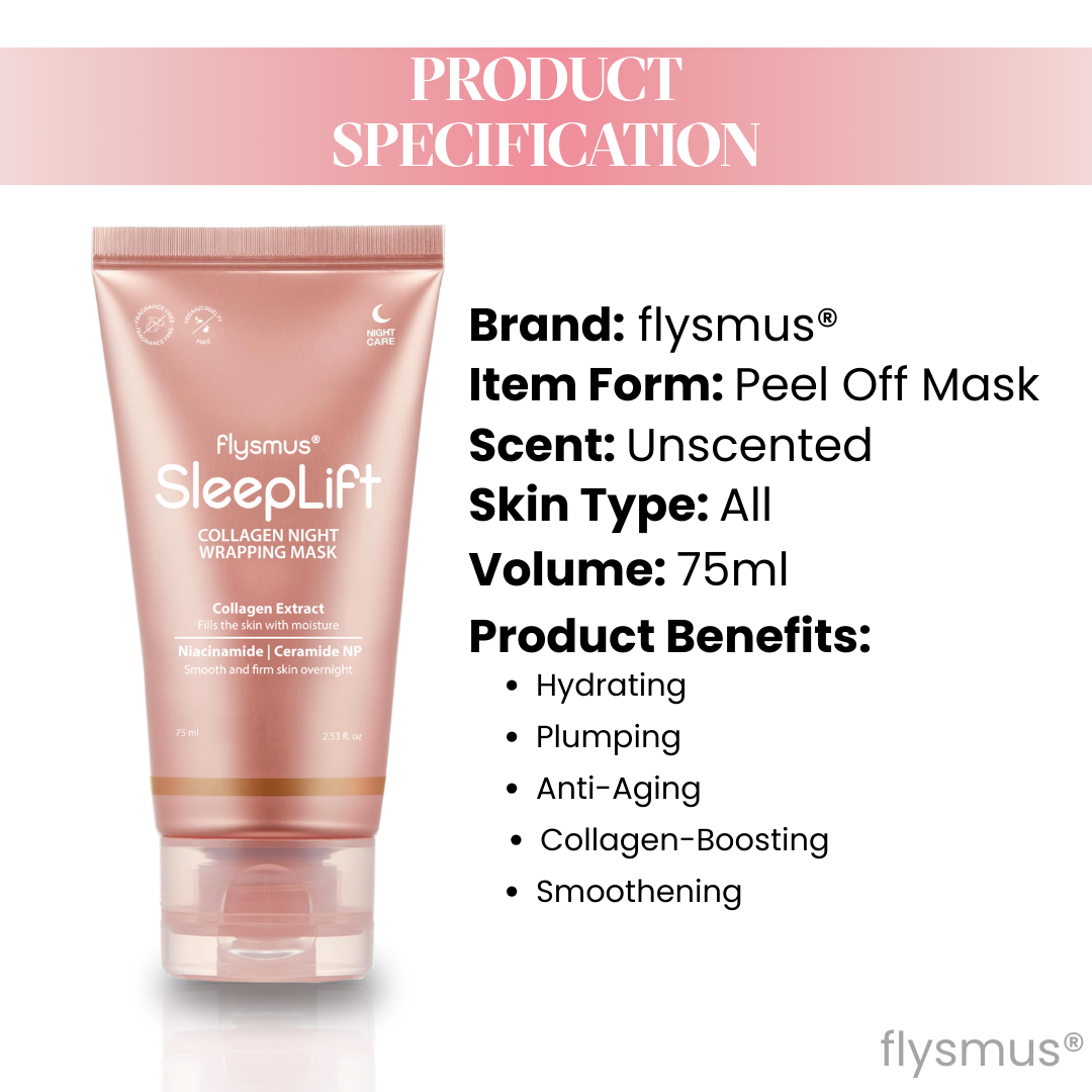 Flysmus® Sleep Lift Collagen Night Wrapping Mask